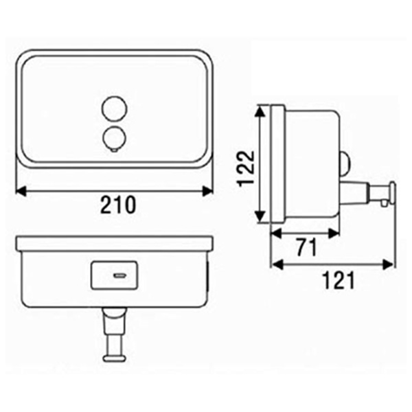 Atget 1250ml Soap Dispenser SD-1080WH