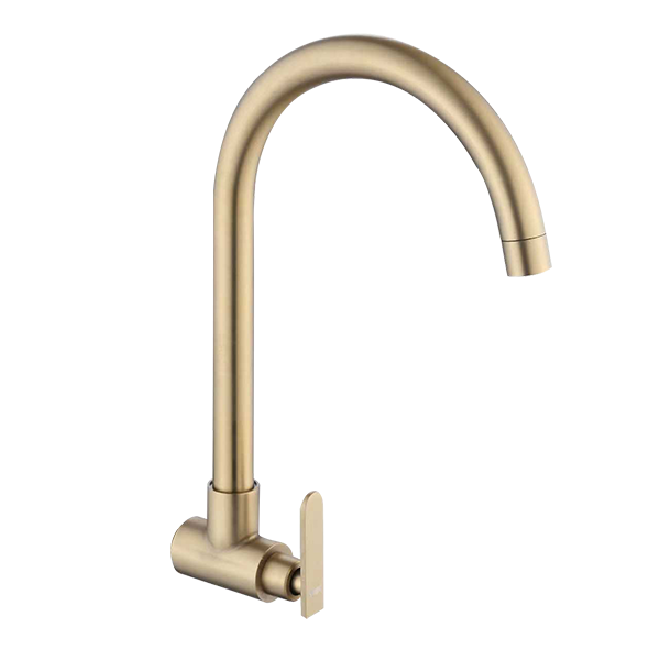 Abagno Wall Kitchen Sink Tap SDT-028W-GS [Brushed Gold]
