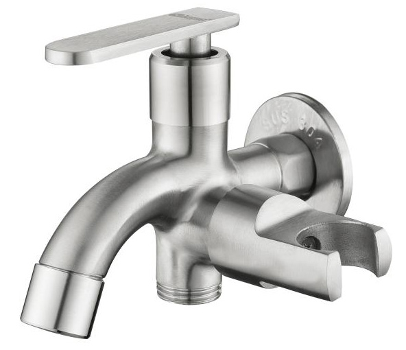 Abagno Two-Way Tap With Holder SDT-051H-SS