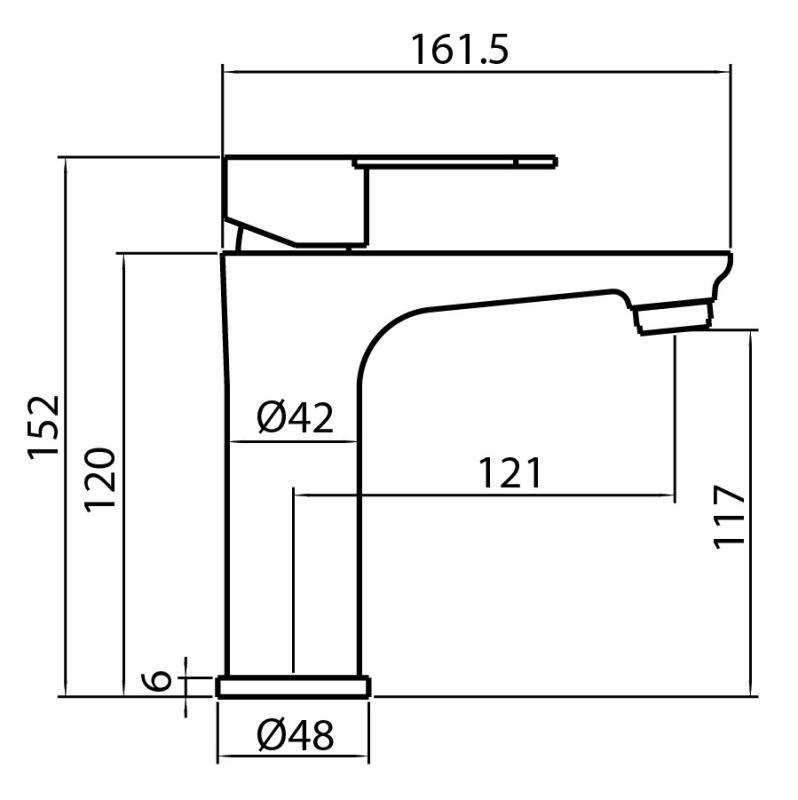 Abagno Basin Tap SHC-075-SS