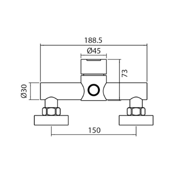 Abagno Shower Mixer SHM-168-SS
