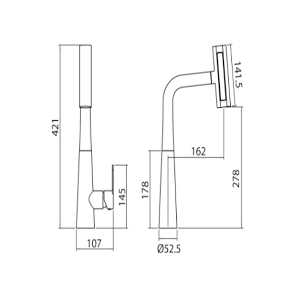 Abagno Kitchen Sink Mixer SHM-292P-BN
