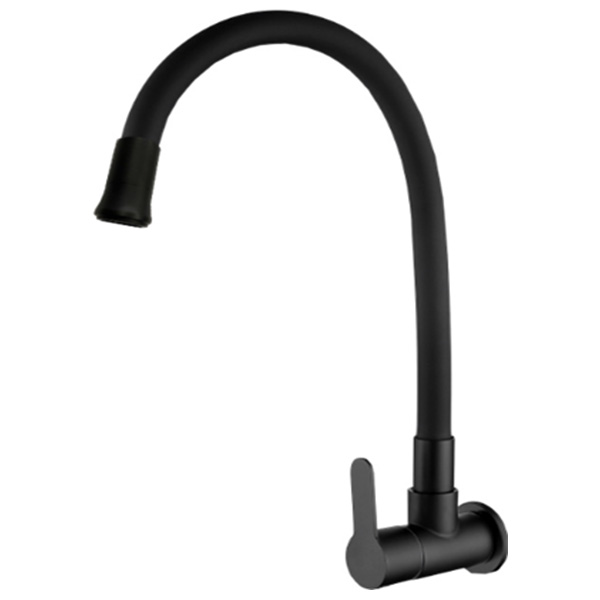 Abagno Wall Sink Tap SHT-058-FW-MB [Matt Black] 