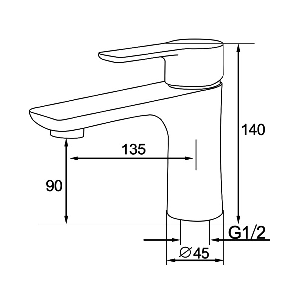 Abagno Basin Tap SJC-075-SS