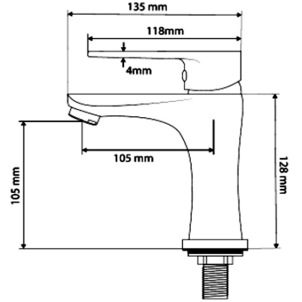 Abagno Basin Tap SLC-076-CR