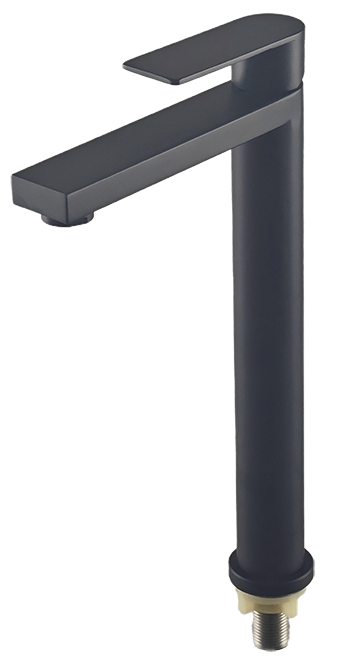 Abagno Single Lever Tower Basin Tap SMT-075SL-MB [Matt Black]