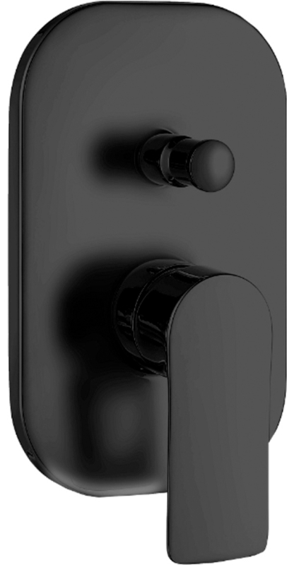 Abagno Concealed Shower Mixer With Diverter SSM-015-MB [Matt Black]