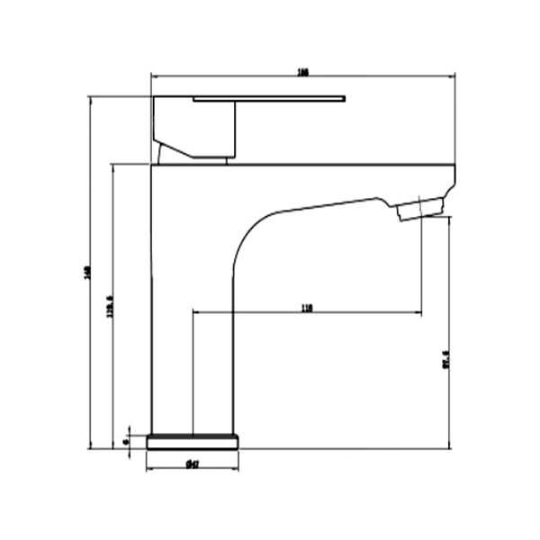 Abagno Basin Tap STC-075-GS