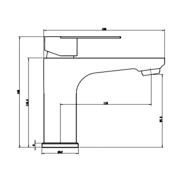 Abagno Basin Tap STC-075-SS