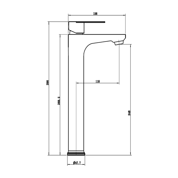 Abagno Basin Tap STC-075L-GS