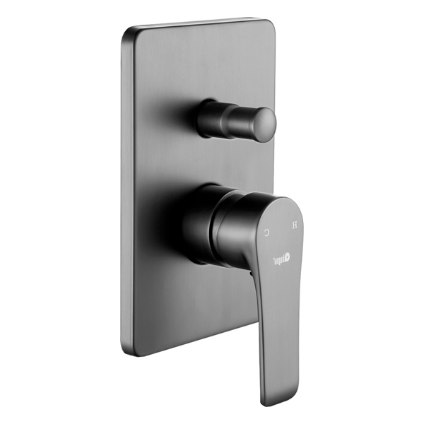 Abagno Concealed Shower Mixer With Diverter SVM-014-BN [Black Nickel]