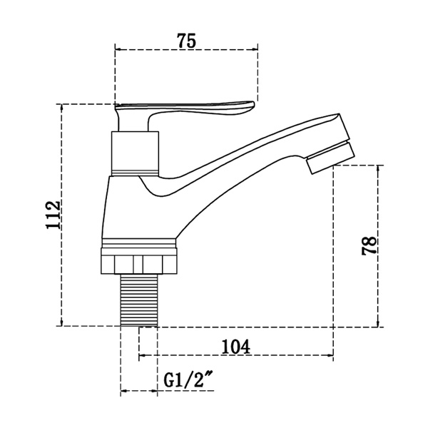 Abagno Basin Tap T-2112B