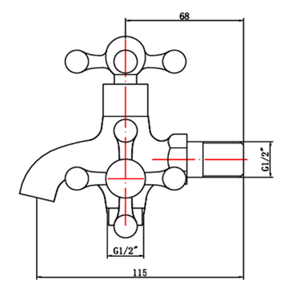 Abagno Two Way Tap T-6541