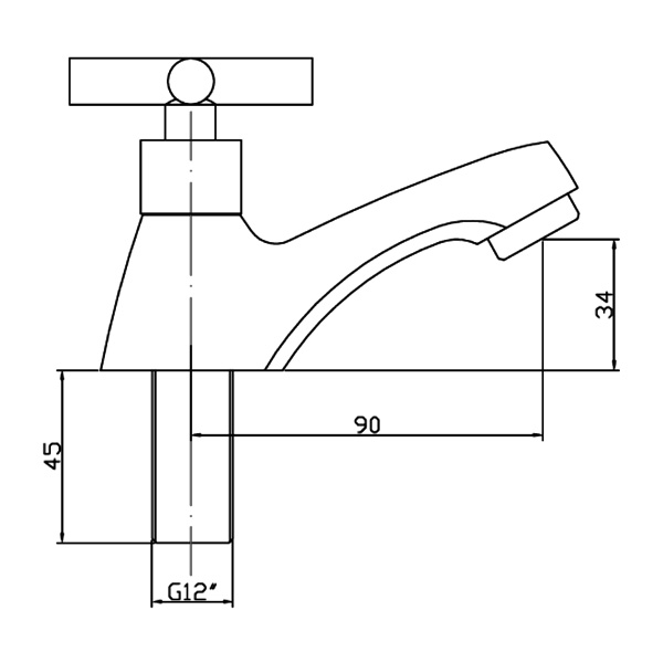 Abagno Basin Tap T-68012
