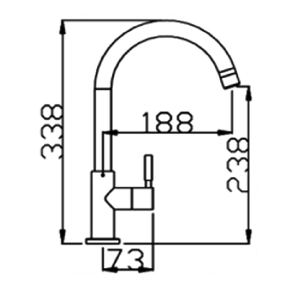 Abagno Sink Tap T-7028
