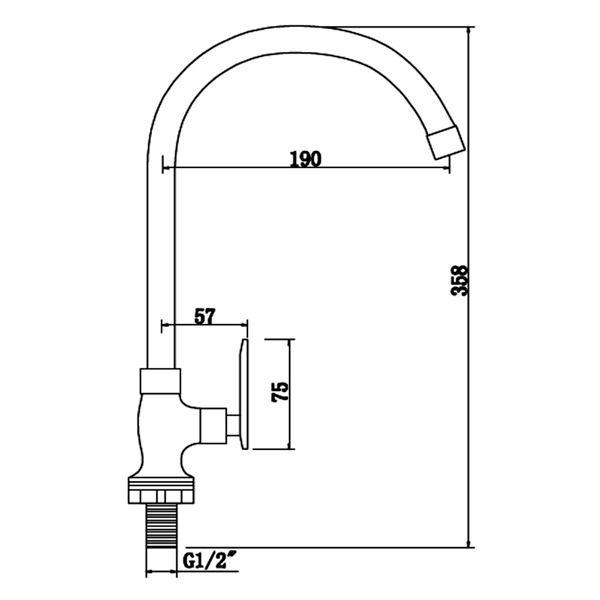 Abagno Sink Tap T-84058