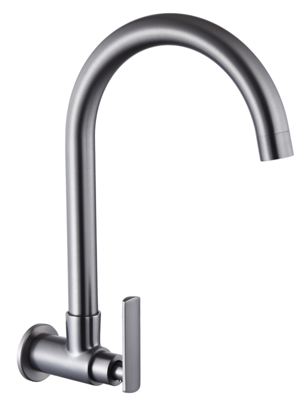 Abagno Wall Sink Tap T-88128W-BN [Black Nickel]