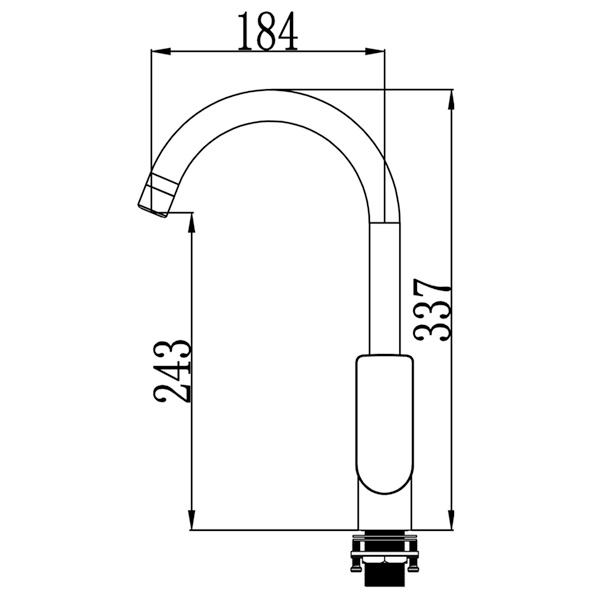 Abagno Kitchen Sink Mixer TAM-180-ZG