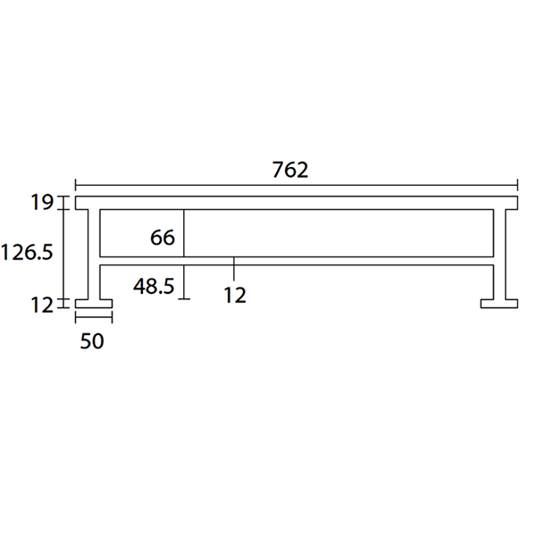 Abagno Double Towel Bar TB-6175D-BP