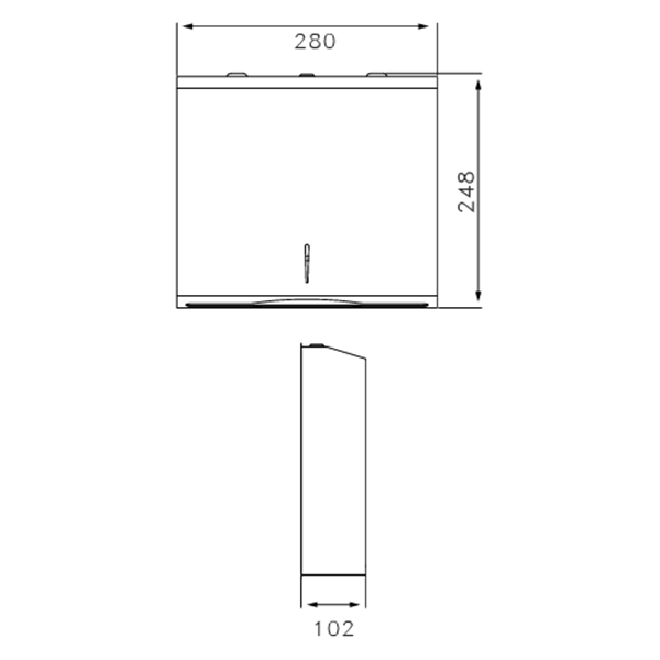 Atget Paper Towel Dispenser TD-8313A