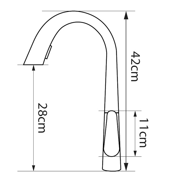 Abagno Sink Mixer TDM-183P-CR