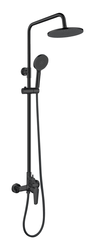 Abagno Exposed Shower Column TE-SM-855-703-MB [Matt Black]