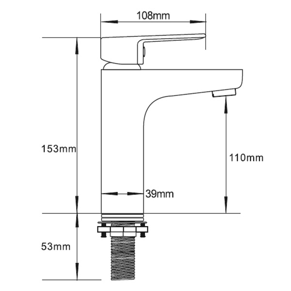 Abagno Basin Tap TEC-075-CR