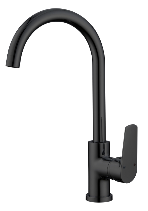 Abagno Kitchen Sink Mixer TEM-180-MB [Matt Black]