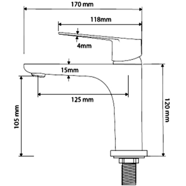 Abagno Basin Tap TJC-075-CR