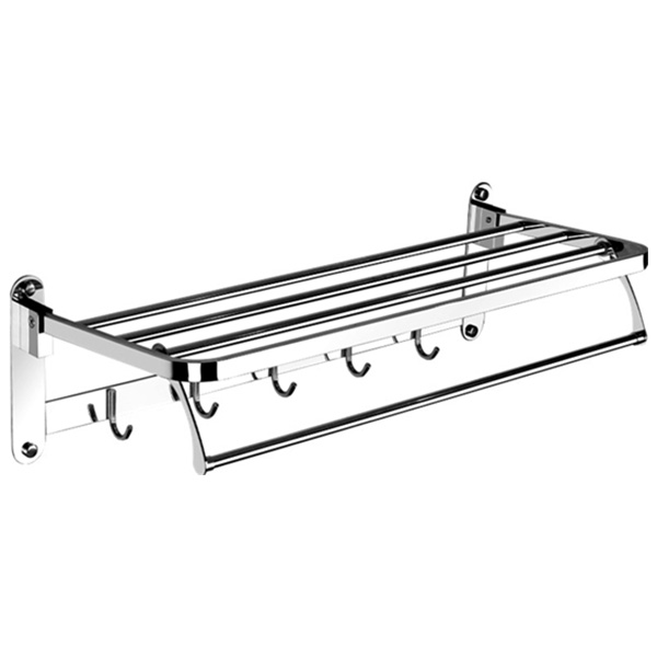 Abagno Towel Rack With Hooks TR-6062-BP