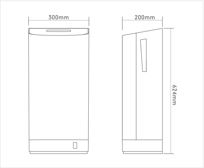Abagno Automatic Sensing Hand Dryer UHD 3100W