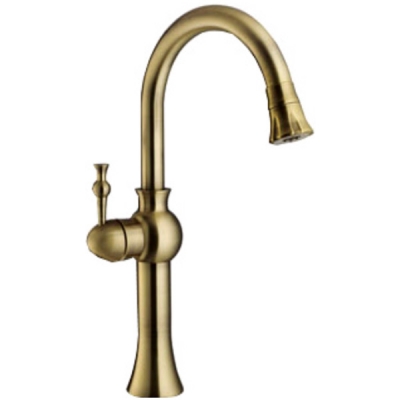 Abagno Tower Basin Mixer With Double Spray Bronze LPM-075L-BR