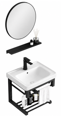 Abagno Bathroom Basin Cabinet MSS-8550S-BLK
