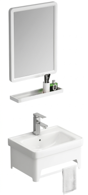 Abagno Bathroom Basin Cabinet MSS-9055S-WHT
