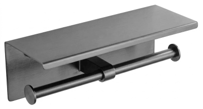 Abagno Double Paper Holder PH-308-BN [Black Nickel]
