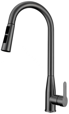 Abagno Kitchen Sink Mixer With Pull-Out 3-Functions Spray SHM-280P-BN [Black Nickel]