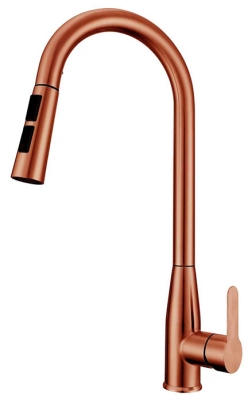 Abagno Kitchen Sink Mixer With Pull-Out 3-Functions Spray SHM-280P-RS [Rose Gold]