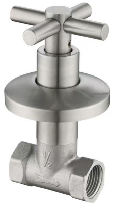 Abagno Full-Turn Concealed Stop Cock SOT-684B-FT-SS [1/2"]