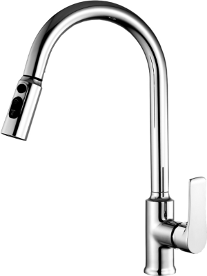 Abagno Kitchen Sink Mixer With Pull-Out 3-Functions Spray SVM-182P-CR