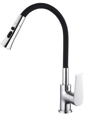 Abagno Kitchen Sink Tap With Pull-Out & 3 Functions Spray TJC-338FJ-CR